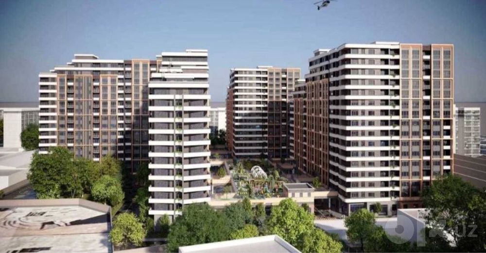 2-х комнатная квартира в ЖК Бобур Резиденс. 51м2. Ул.Бабура.