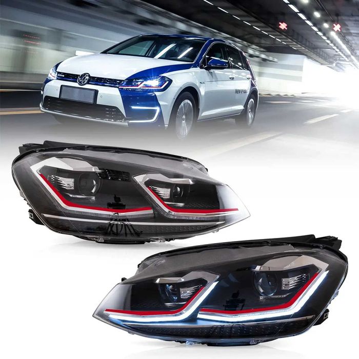 Комплект фарове с динамични мигачи за VW GOLF 7.5 2018 - 2021