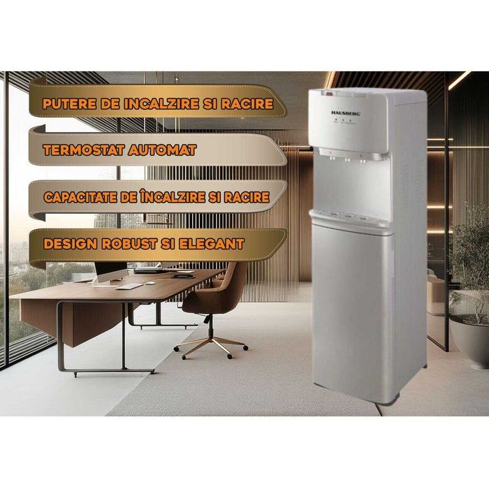 Подов диспенсер за вода Hausberg HB-6027GR, с компресор