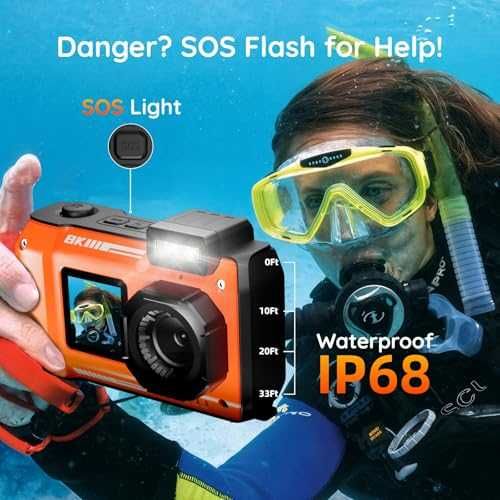 Подводен фотоапарат MaxMango D50 8K 70MP