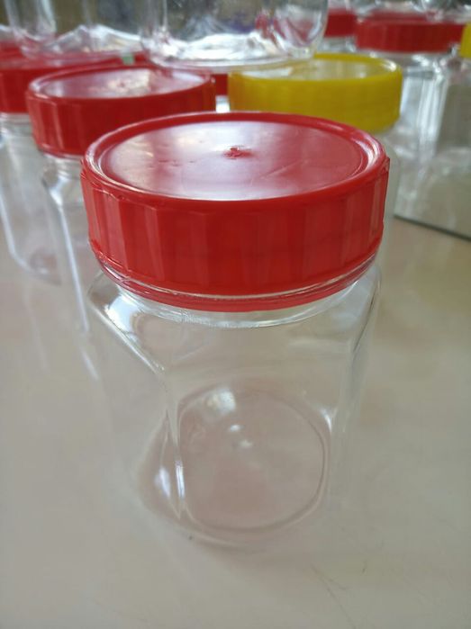 Баночки для мёда пластиковые