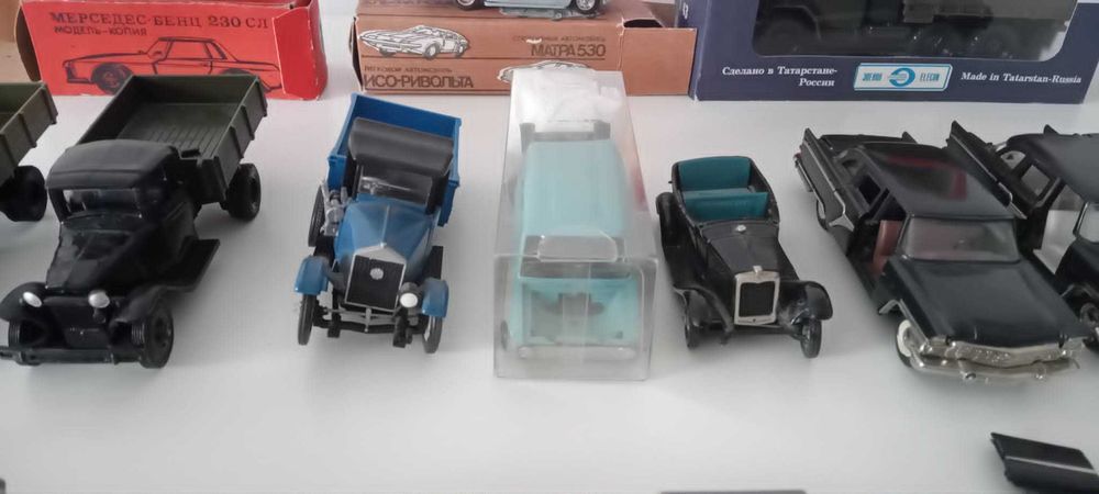 USSR, CCCP, СССР, 1:43 Moskvich, Chaika, Mercedes Lada ZIL 131