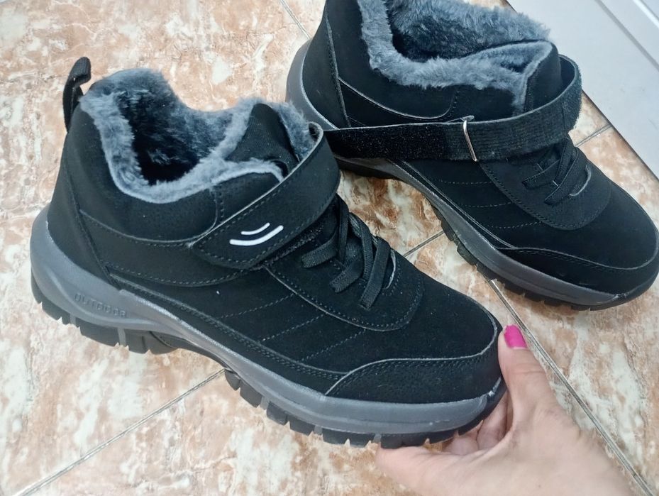 Страхотен модел  ватирани боти,естествена кожа италиански ботуши