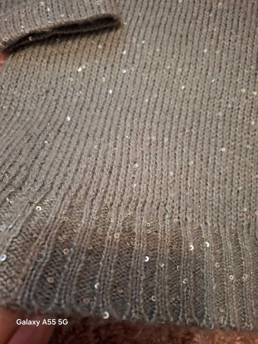 Сребриста Блуза/Пуловер