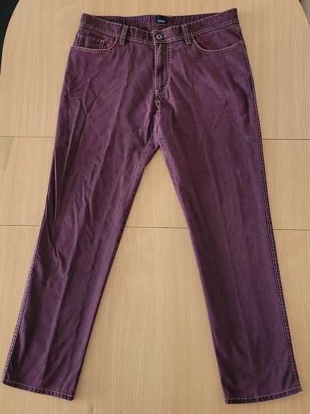Blugi bărbați Hattric grena burgundy 36/32 L-XL 94cm