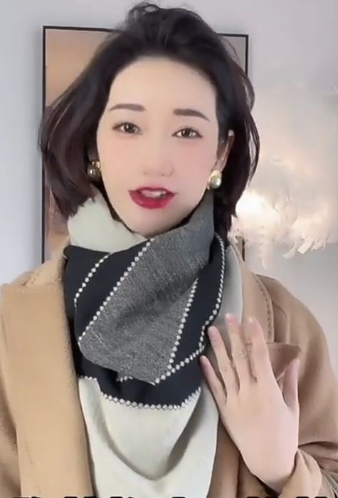 Шарф большой, очень теплый