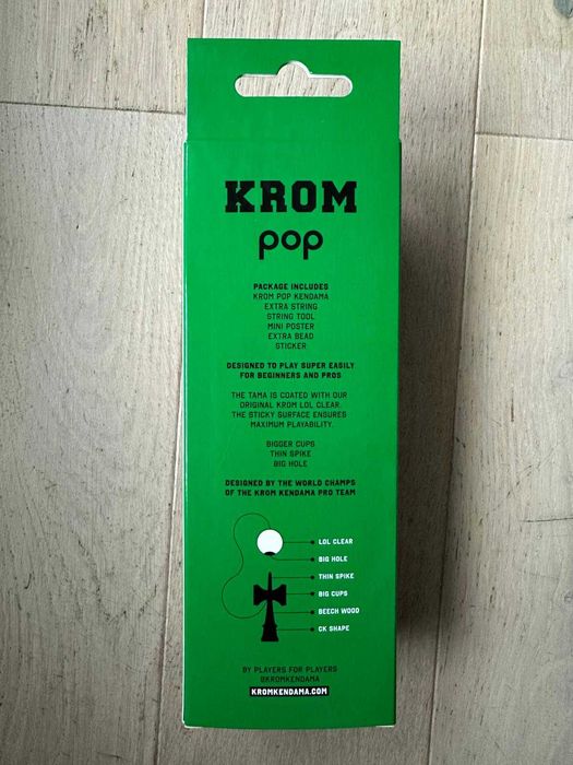 Kendama Krom POP LOL Sticky Dark Green originala