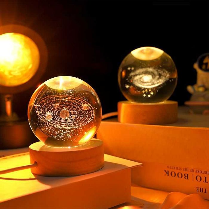 Светеща 3D Лампа - Сфера