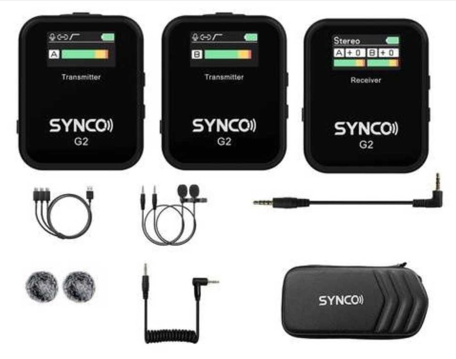 Synco G2 A2 set doua lavaliere wireless 2.4ghz nou sigilat