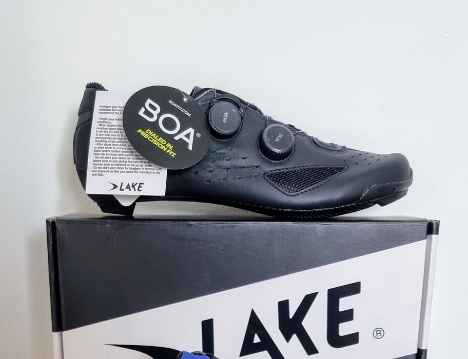 Pantofi ciclism LAKE CX238, BOA. Fibra Carbon (Ca Shimano, Giro, Sidi)