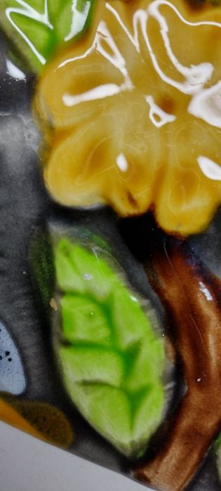 Винтидж керамично плато за сервиране или декорация Vallauris, Франция.