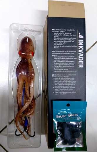 Примамка октопод за морски риболов - InkVader Octopus Jig 250g