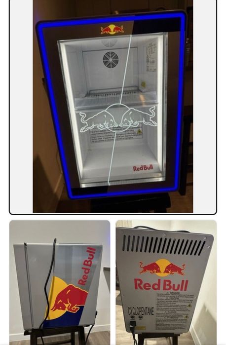 Холодильник мини. Ред булл 2 полки