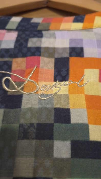 Bluza Desigual din modal cu nasturi de sidef si maneci suflecabile