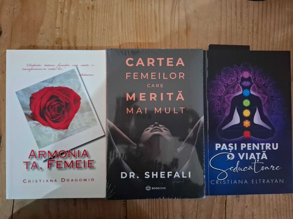 Pachet 3 carti: Pasi pentru o viata seducatoare, armonia ta femeie +