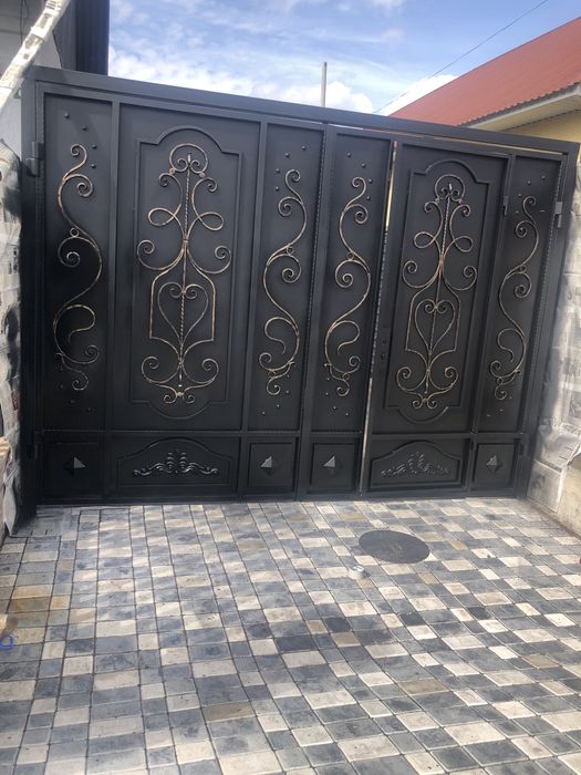 Покраска ворот