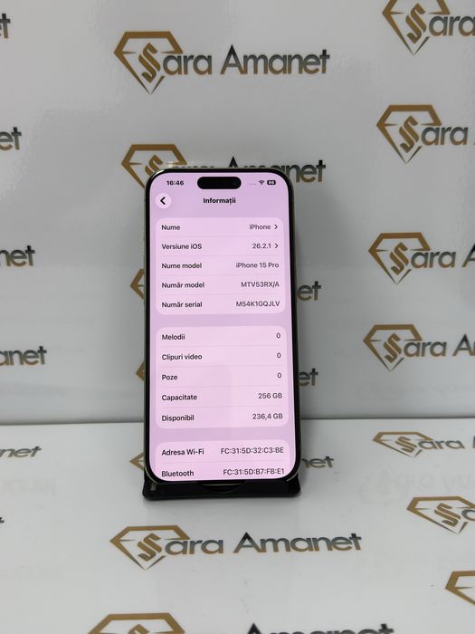 Iphone 15 Pro 256Gb Sara Amanet