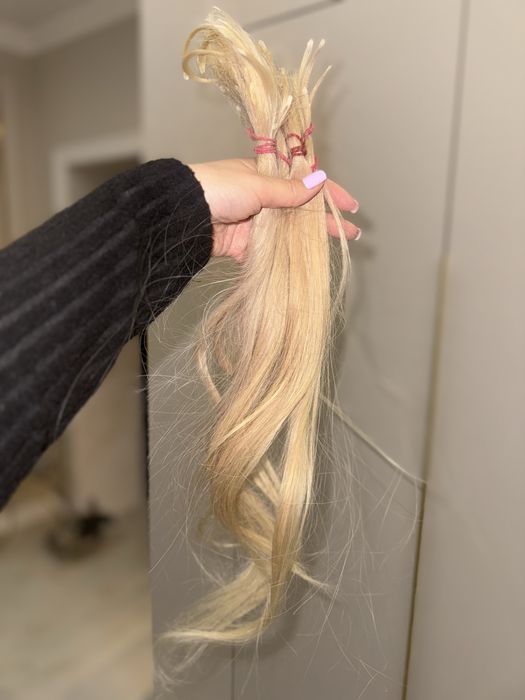 Продам волосы натуральный срез