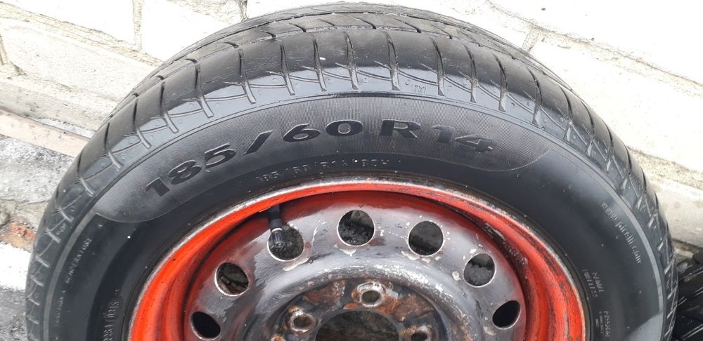 Колеса с летней резиной на 14