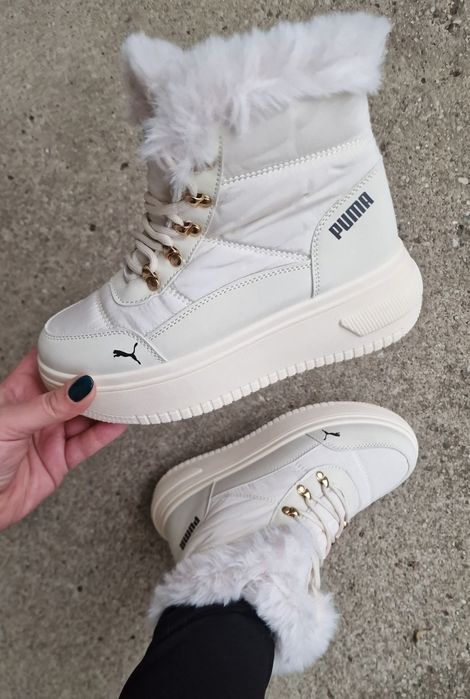 Топли боти с дебел пух