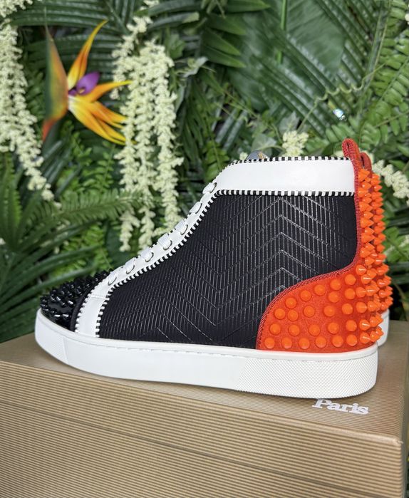 Christian Louboutin High Spikes Orange