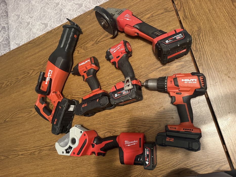 Vand Impact Hilti si Milwaukee