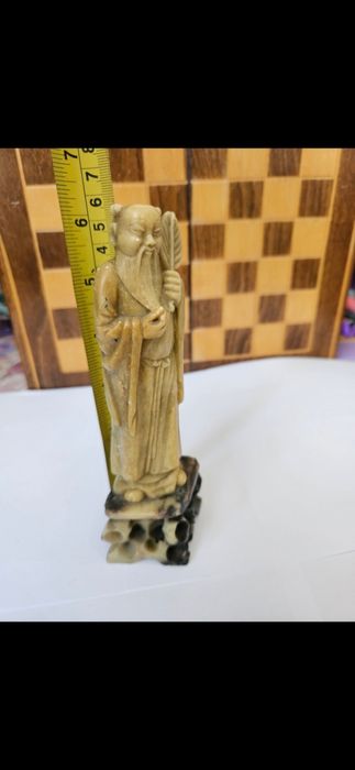 Statueta înțelept din piatra soapstone