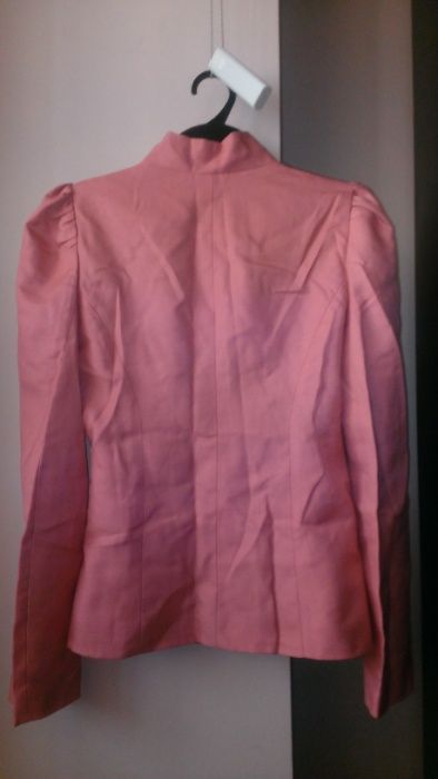 sacou culoare corai- roz pal