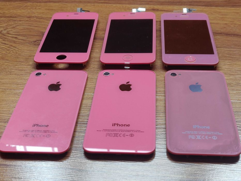 Дисплей iPhone 4 4G 3G Apple LCD display touch screen розов нов