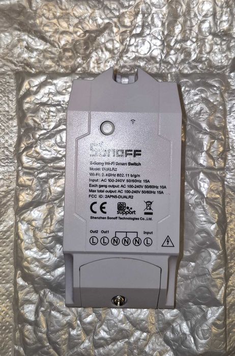 Releu Sonoff DualR2 cu 2 canale