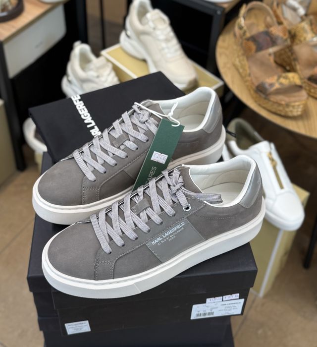 Мъжки маратонки KARL LAGERFELD – Оригинал – №41 – Сиви – 139€