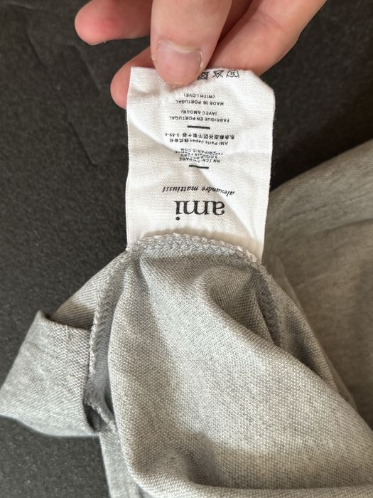tricou polo gri ami paris