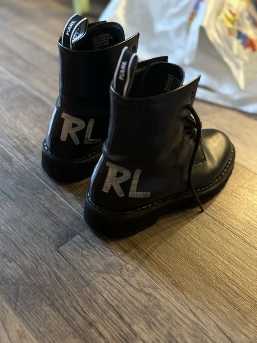 Кожени кубинки Karl Lagerfeld и G-star