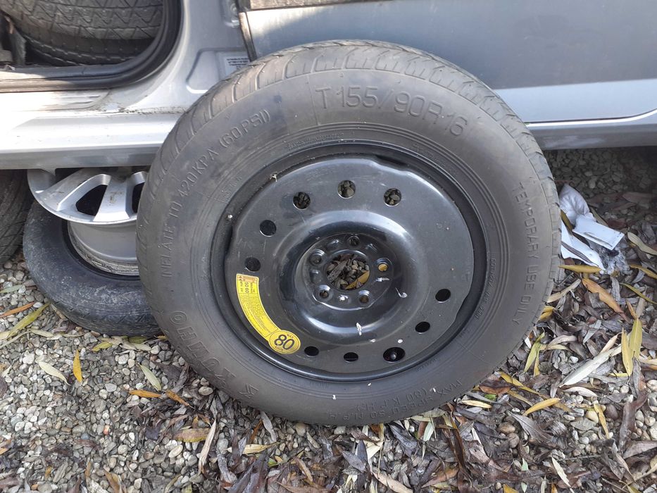 Roata rezerva SLIM Dacia Renault Mazda Kia Hyundai  155 90 R16 5x114.3