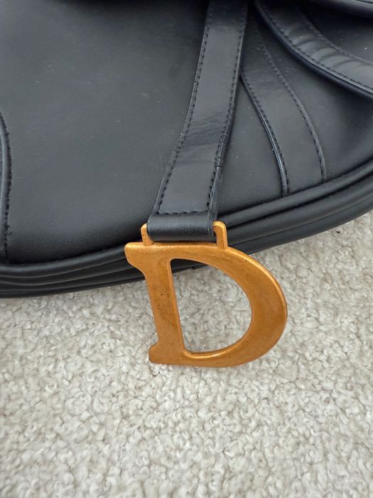 Черна чанти Dior Saddle bag Диор