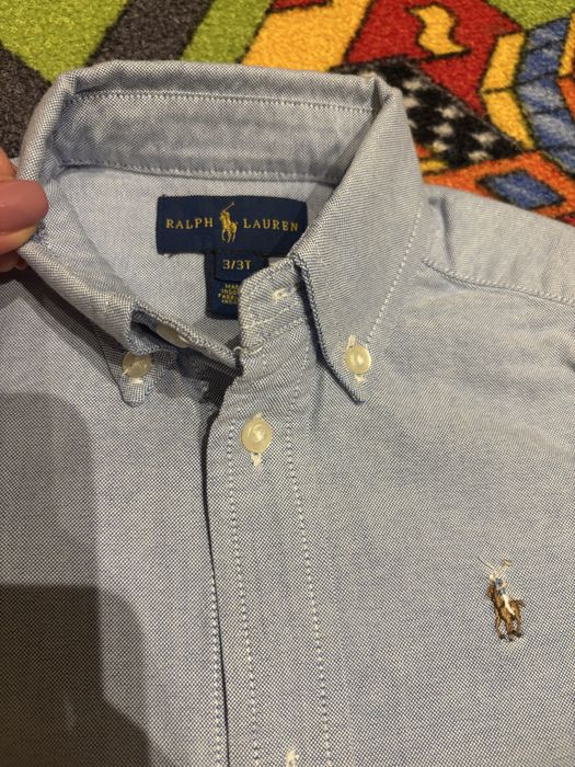 2 Camasi 3 ani si caciula lana Polo Ralph Lauren