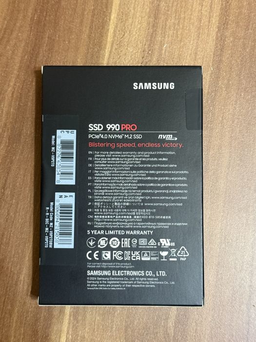 SSD m2 nvme Samsung 990 Pro 2TB SIGILAT