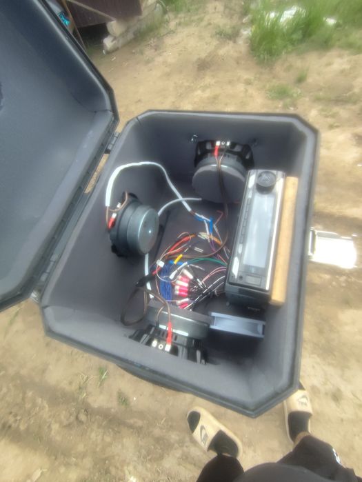 Колонка для скутера в гофре