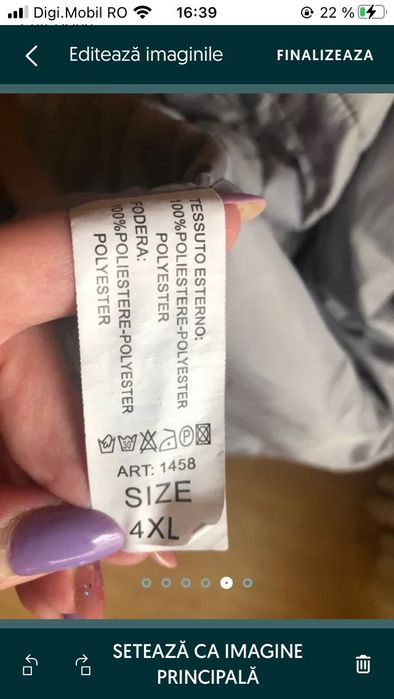 Geacă fâș scurtă