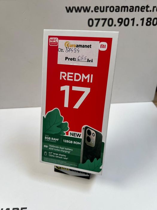 Telefon mobil Xiaomi Redmi 17, 4GB RAM, 128GB -P-