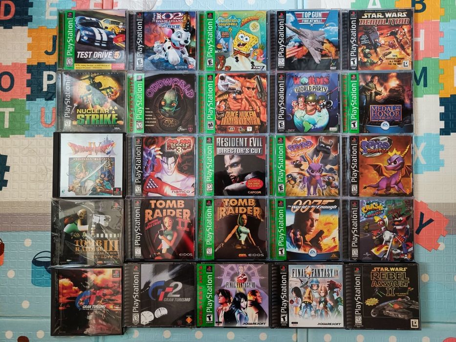 Ps1 игры на дисках лицензионные ntsc