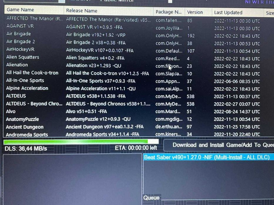 установка игр для oculus quest 2