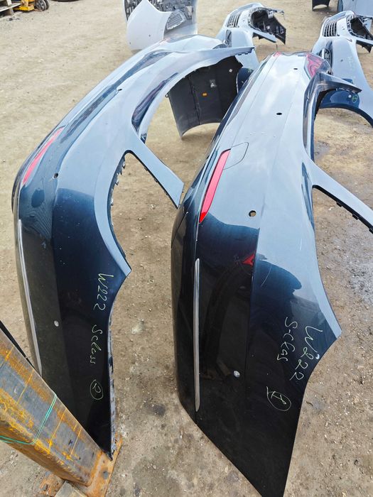 Предна задна броня Mercedes W222 S class Мерцедес черни