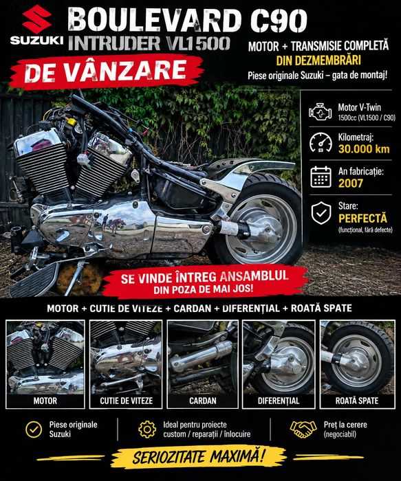 Motor Suzuki Boulevard/Intruder VL 1500