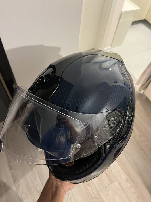 Каска за мотор Scorpion Exo 1400 Carbon Air Solid Blue