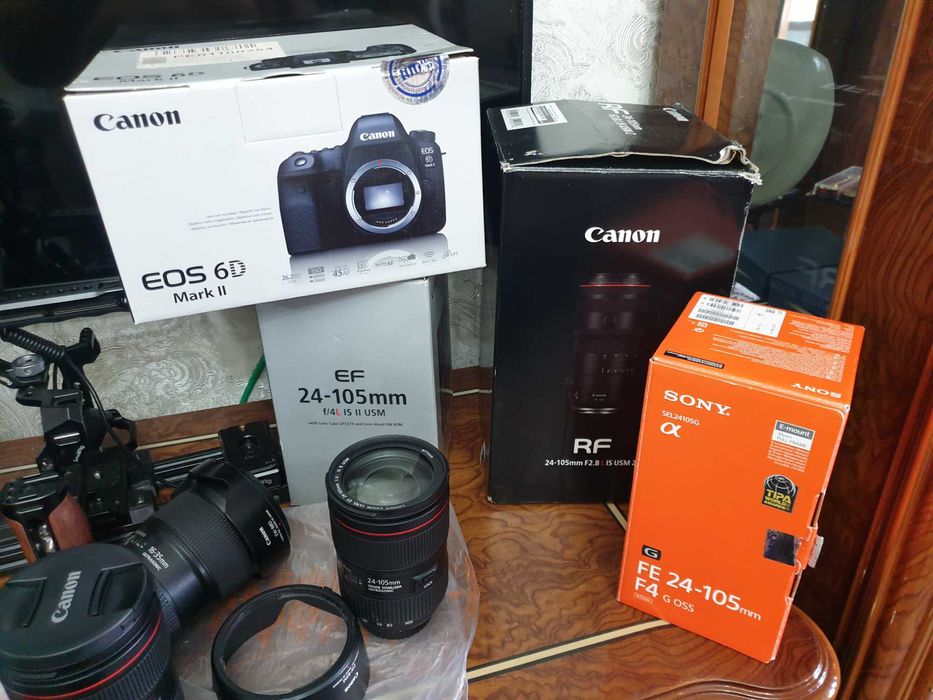 Продам обьектив Кенон RF16мм и RF 24-70 2,8 в упаковке новая