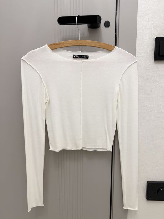 Zara топ укороченный S