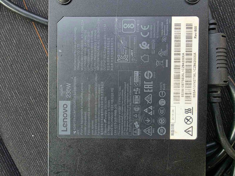 Зарядни устройства за лаптоп Lenovo ADL230NLC3A 230W 20V 11.5A