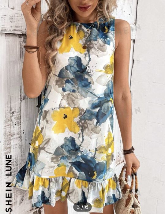 Рокля от ефирна материя