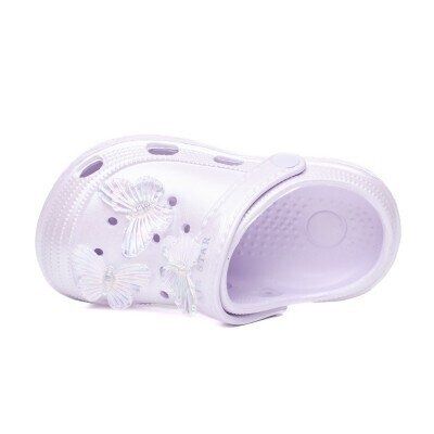 Детски кроксове лилави - пеперуди 25/30